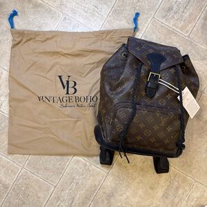 Vintage Boho backpack nwt refurbished Louis Vuitton